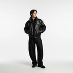 FAUX LEATHER JACKET l XOVRA