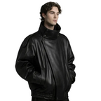 FAUX LEATHER JACKET l XOVRA