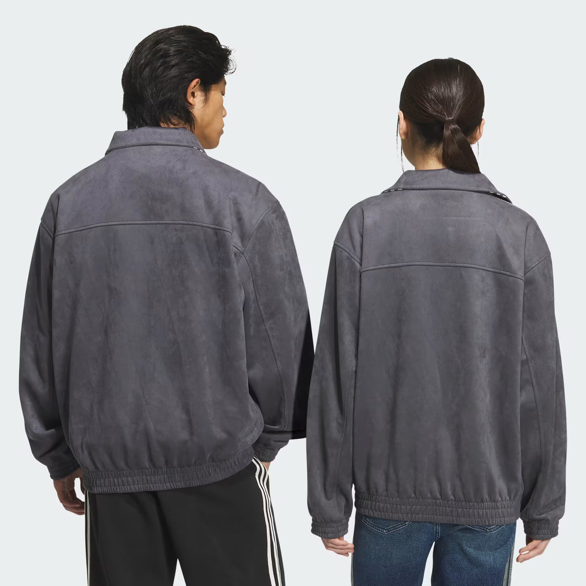 Grey CNY Jacket – Chinese-Inspired Stripe Track Jacket | XOVRA