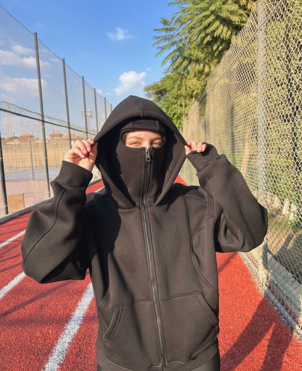 BALACLAVA ZIPPER HOODIE - wildbeast