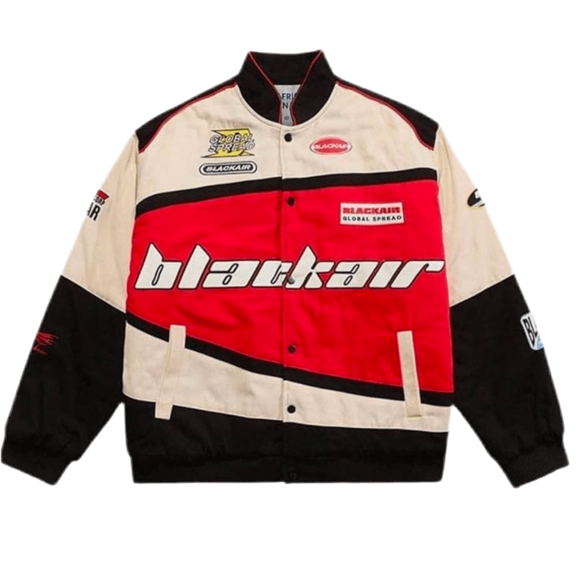 BLACK AIR F1 Racing Jacket Red - wildbeast