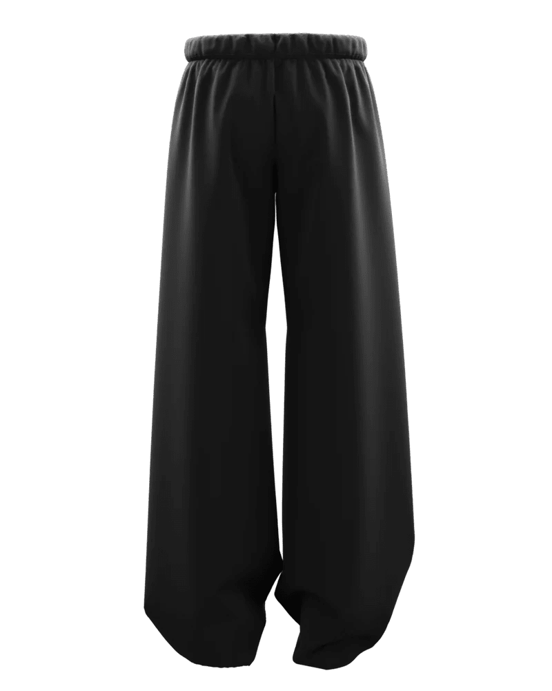 Black Toji Straight fit Baggy Pants - XOVRA.IN