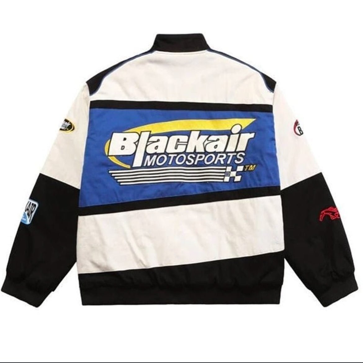 Blackair Racing Motorcycle Vintage Jacket | Fashion & Racer Style Blue - wildbeast