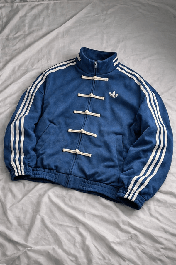 CNY - Inspired Blue Suede Jacket for Men | Premium Streetwear by XOVRA® - XOVRA.IN