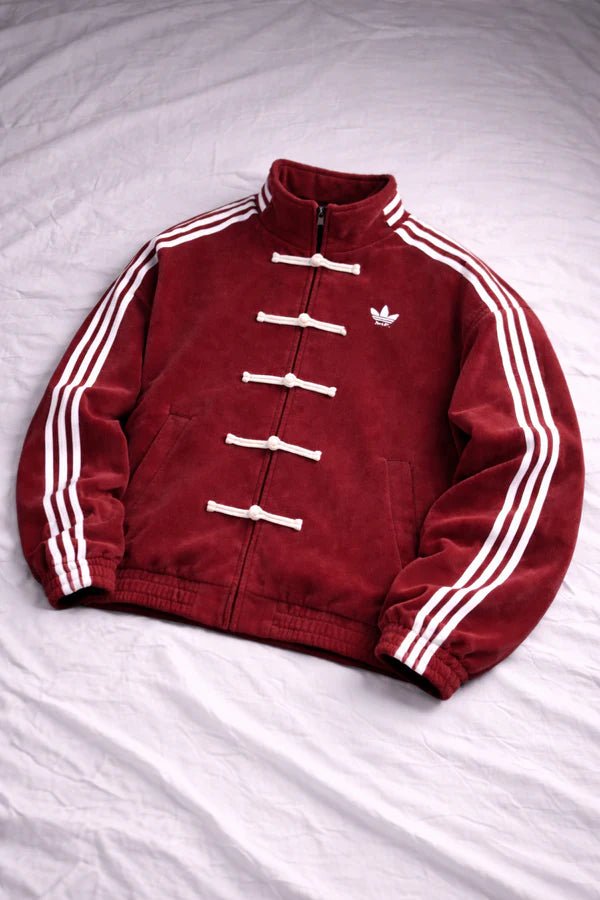 CNY - Inspired Premium Maroon Suede Jacket for Men | Luxury Streetwear – XOVRA® - XOVRA.IN