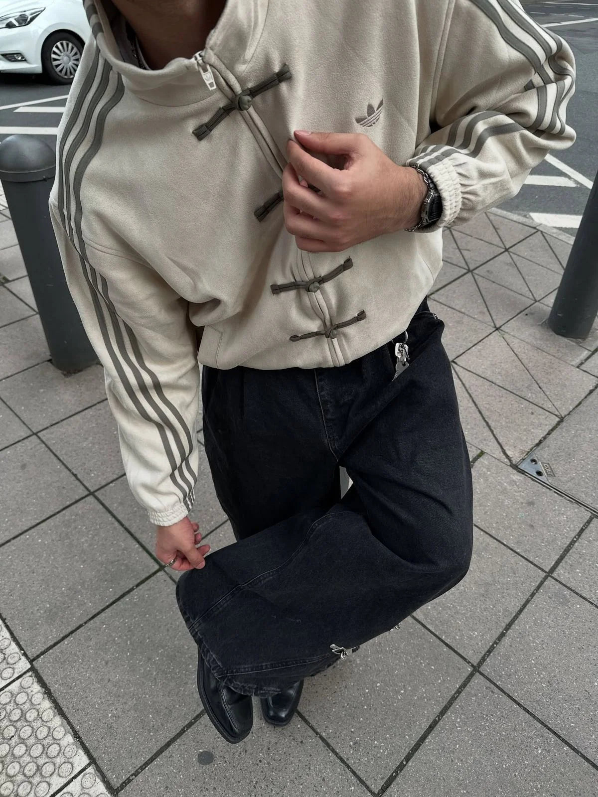 CNY - Inspired Premium Off - White Suede Jacket | Luxury Streetwear Jacket for Men – XOVRA® - XOVRA.IN