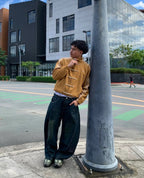 CNY Yellow Suede Jacket - XOVRA.IN