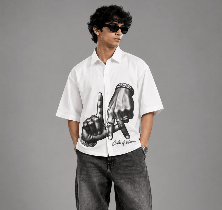 Code of Silence Graphic Shirt l XOVRA - XOVRA.IN