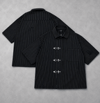 Cropped Metal Clasp Shirt - XOVRA.IN