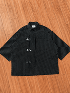 Cropped Metal Clasp Shirt - XOVRA.IN
