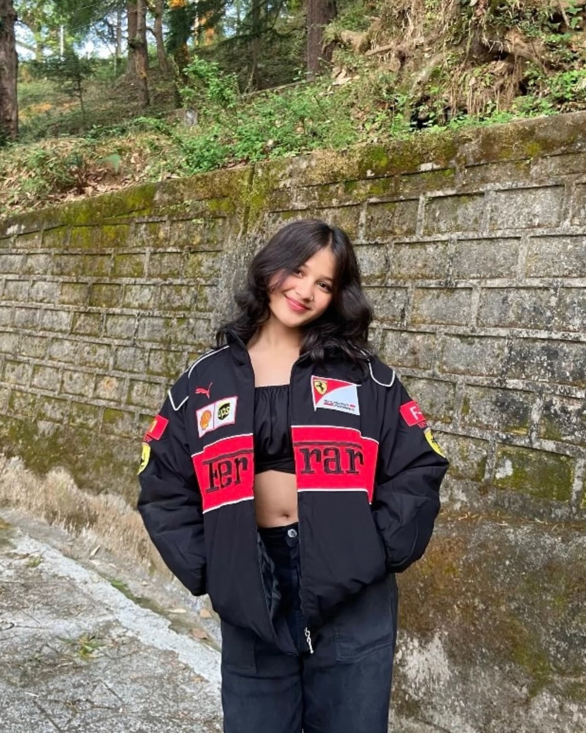 Ferrari Embroidered Racing Jacket – Premium Streetwear Edition | XOVRA® - XOVRA.IN