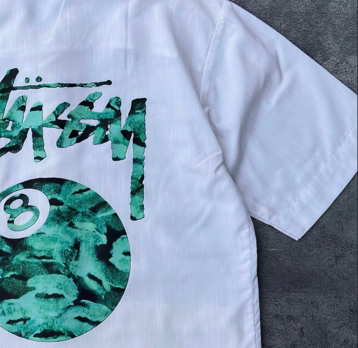 Green Marble 8 - Ball Shirt - XOVRA.IN