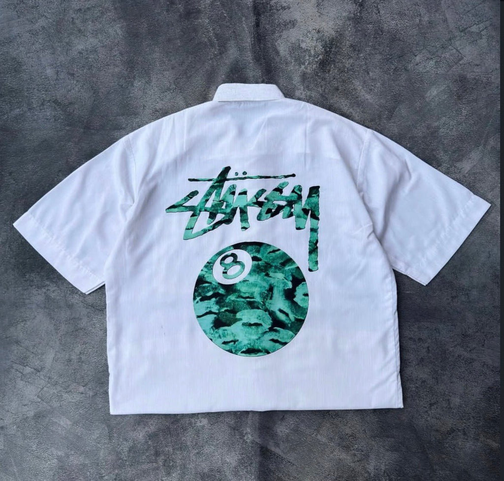 Green Marble 8 - Ball Shirt - XOVRA.IN