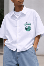 Green Marble 8 - Ball Shirt - XOVRA.IN