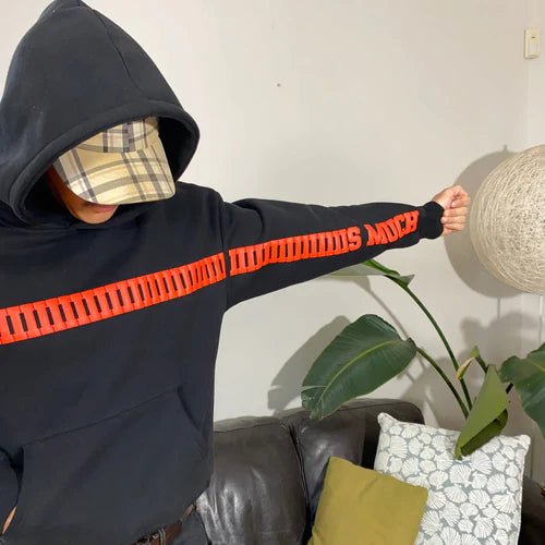 ‘I LOVE YOU THIS MUCH’ Black Premium Hoodie | WildBeast - wildbeast