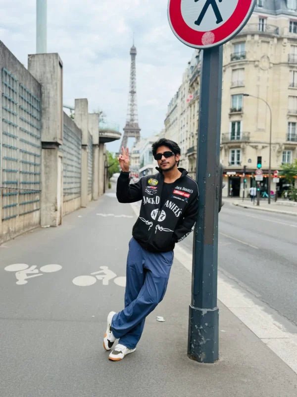 Jack Daniels Racing Bomber Jacket by XOVRA – Front View