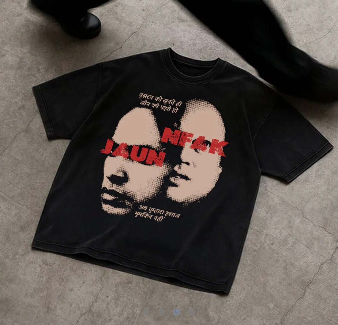 Jaun x Nushrat Oversized T-Shirt - XOVRA.IN