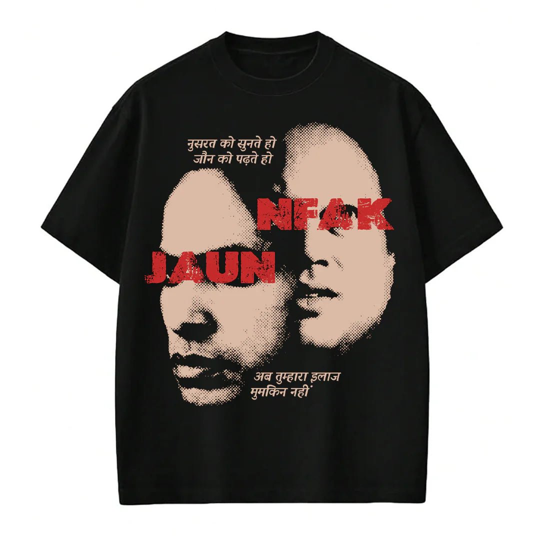 Jaun x Nushrat Oversized T-Shirt - XOVRA.IN