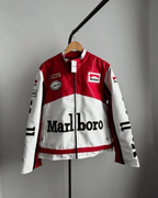 Marbolo Leather Premium Jacket - Vitage Racing Style | Wildbeast - wildbeast