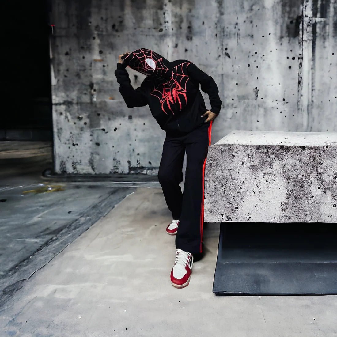 Miles Morales Spider - Man Hoodie – Black & Red Web Design | Cosplay & Streetwear | Wildbeast® - wildbeast