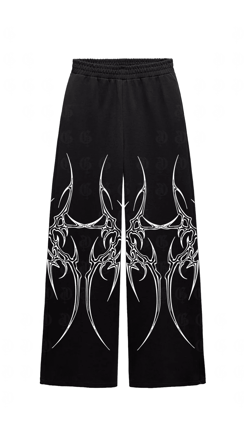 Mutation Black Baggy Pants - XOVRA.IN