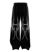 Mutation Black Baggy Pants - XOVRA.IN