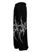 Mutation Black Baggy Pants - XOVRA.IN