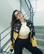 Naruto Uzumaki Flame Patch Jacket – Iconic Hokage Style| Worn by Anushka Sen - wildbeast