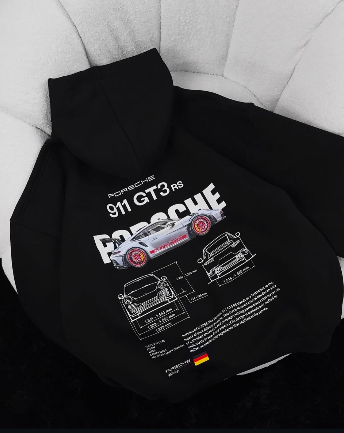 Official Porsche 911 GT3 HOODIE - wildbeast