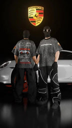 Oversized Porsche 911 Acid Wash T-Shirt – WILDBEAST - wildbeast