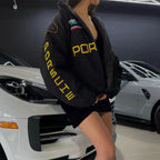 Porsche Parachute Embroidery Jacket – Premium Motorsport Streetwear by XOVRA® - XOVRA.IN