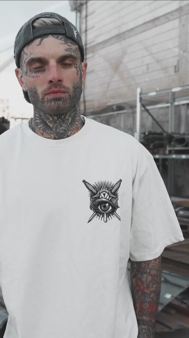 Think Twice White Oversized
