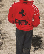 Red Ferrari F1 Speed Jacket | Motorsport & Streetwear Fusion - wildbeast