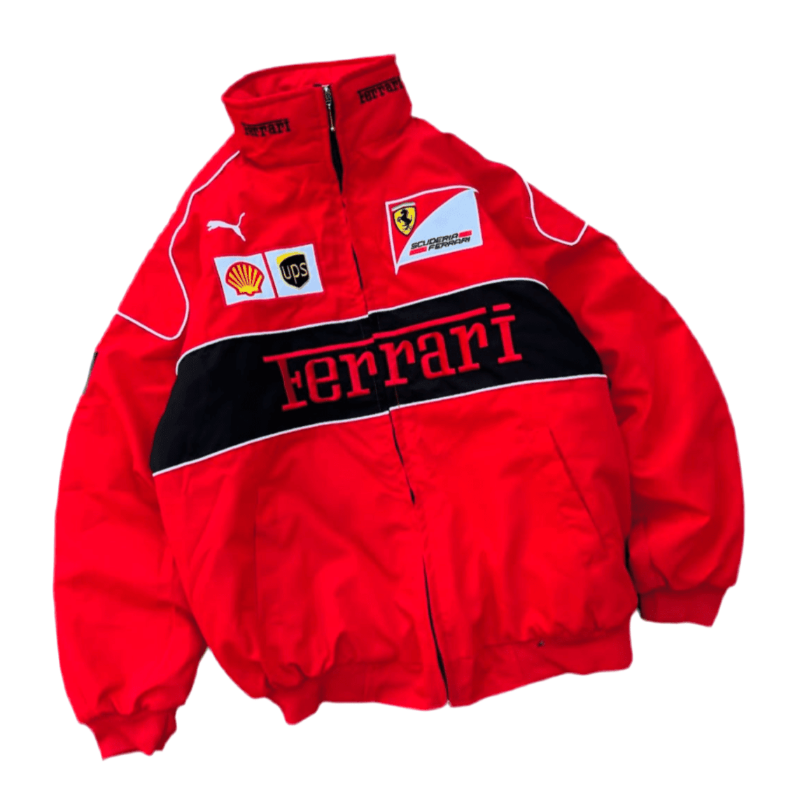 Red Ferrari F1 Speed Jacket | Motorsport & Streetwear Fusion - wildbeast