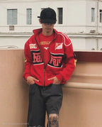 Red Ferrari F1 Speed Jacket | Motorsport & Streetwear Fusion - wildbeast