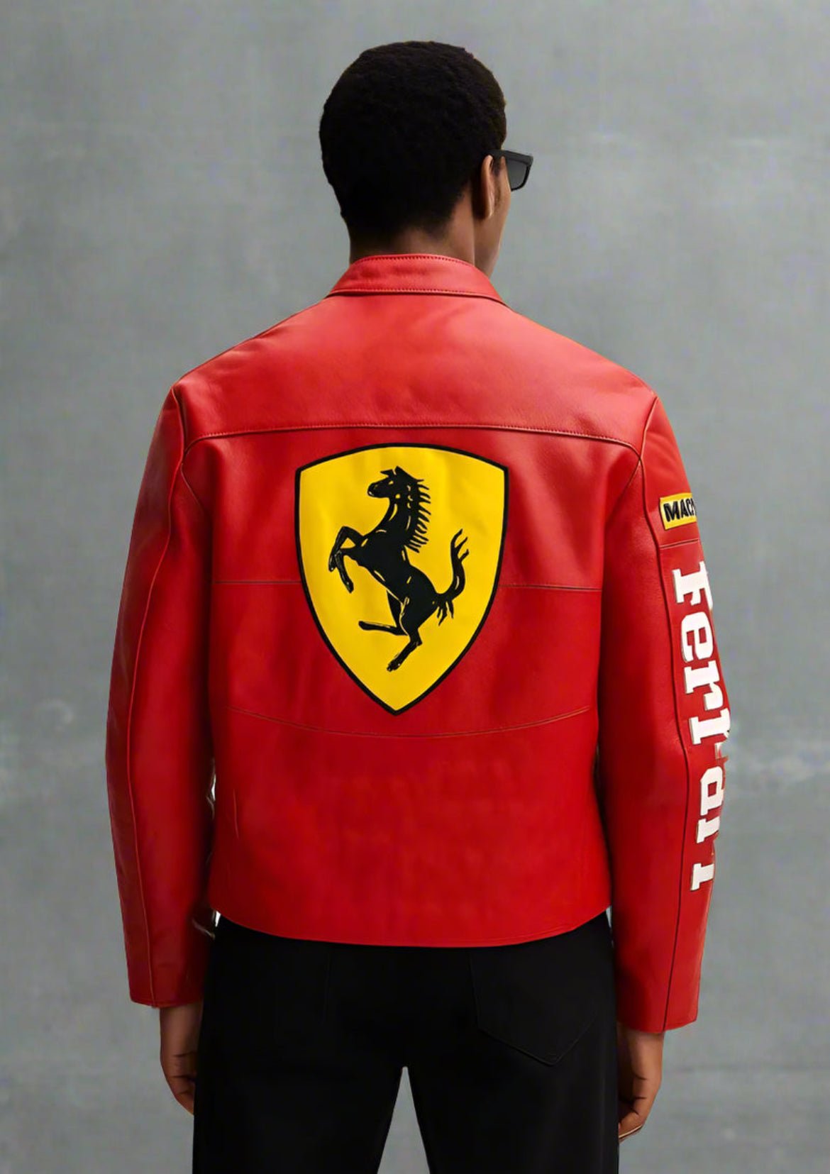 Red Ferrari Leather Jacket – Speed Meets Style - wildbeast
