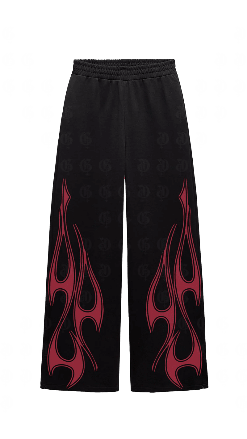 Red Flame Oversized - XOVRA.IN
