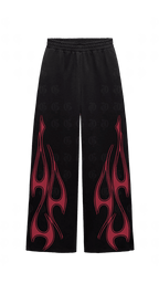 Red Flame Oversized - XOVRA.IN