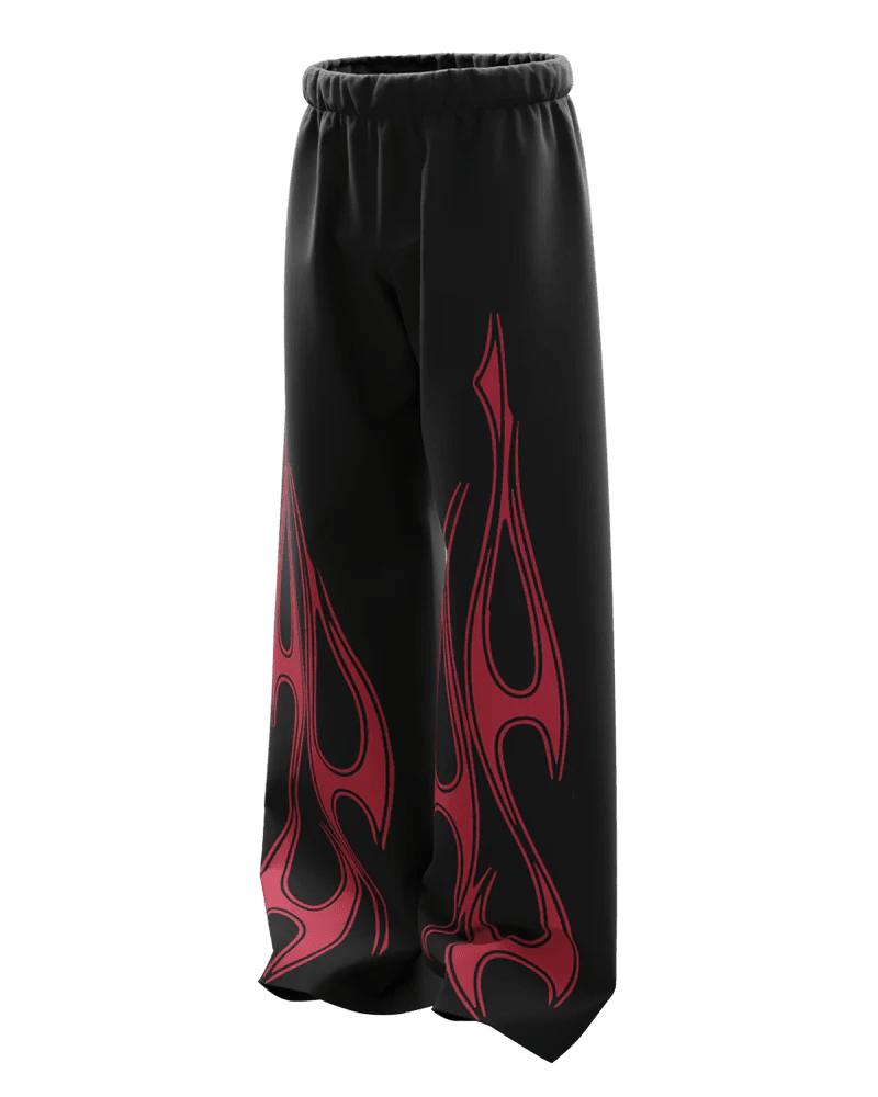 Red Flame Oversized - XOVRA.IN