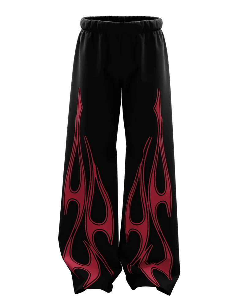 Red Flame Oversized - XOVRA.IN