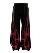 Red Flame Oversized - XOVRA.IN