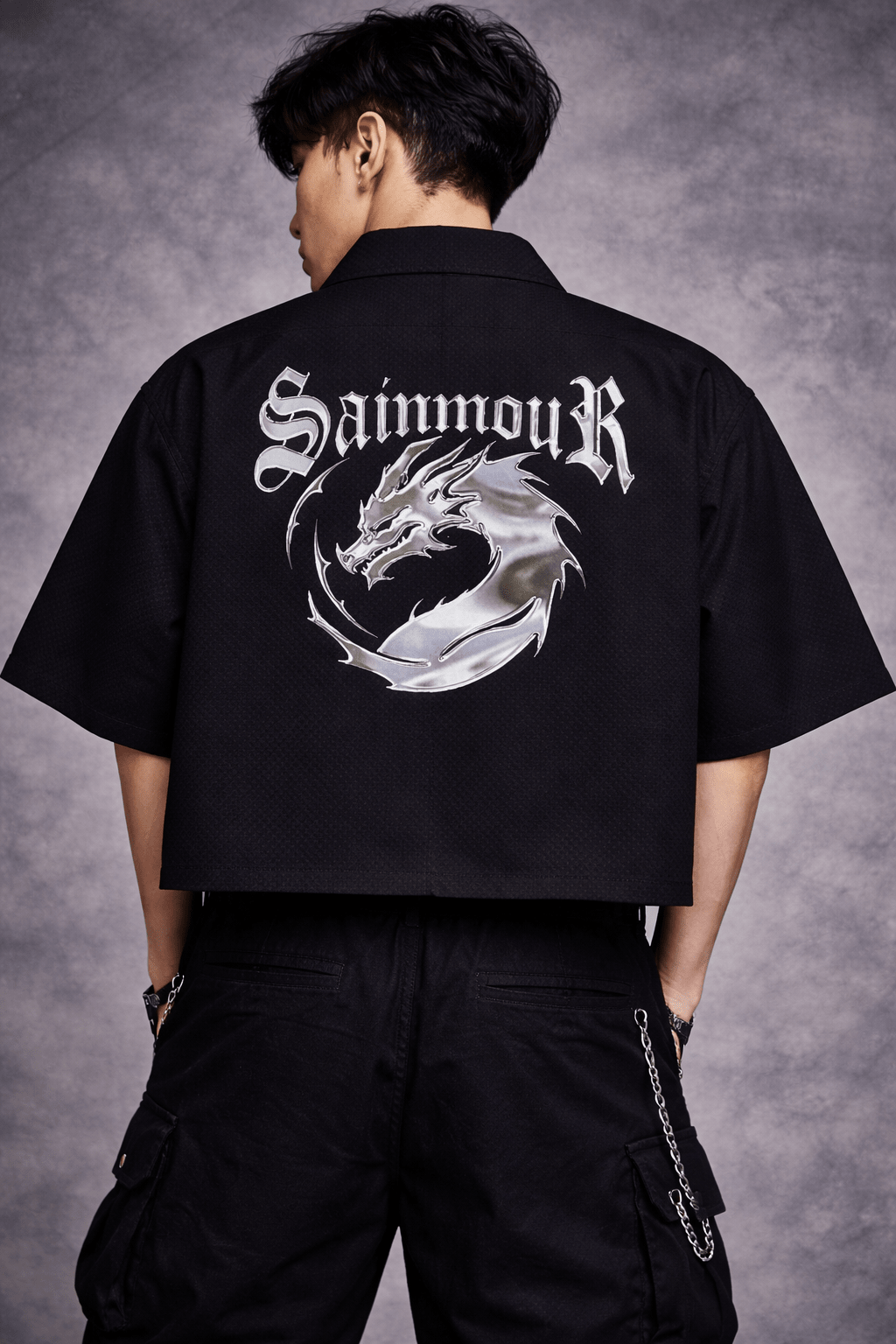 SainmouR Dragon Shirt - XOVRA.IN