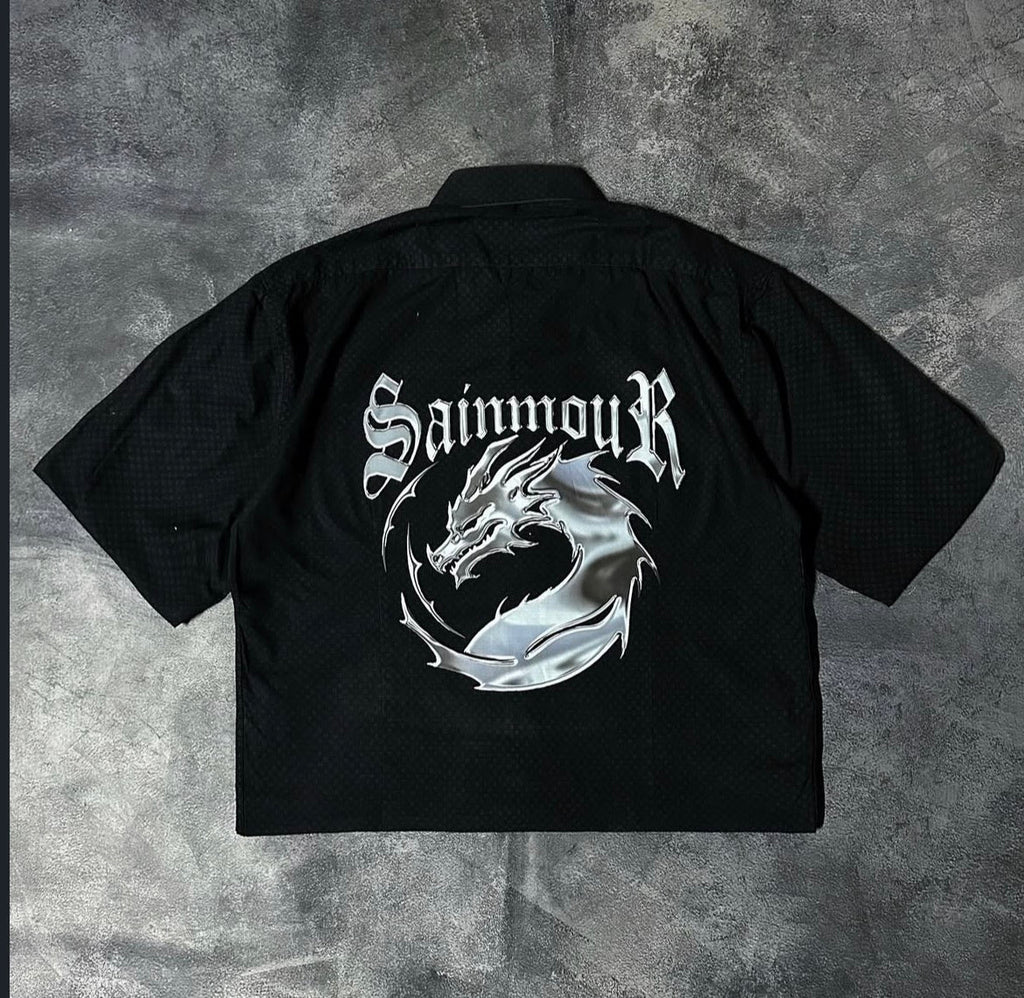 SainmouR Dragon Shirt - XOVRA.IN