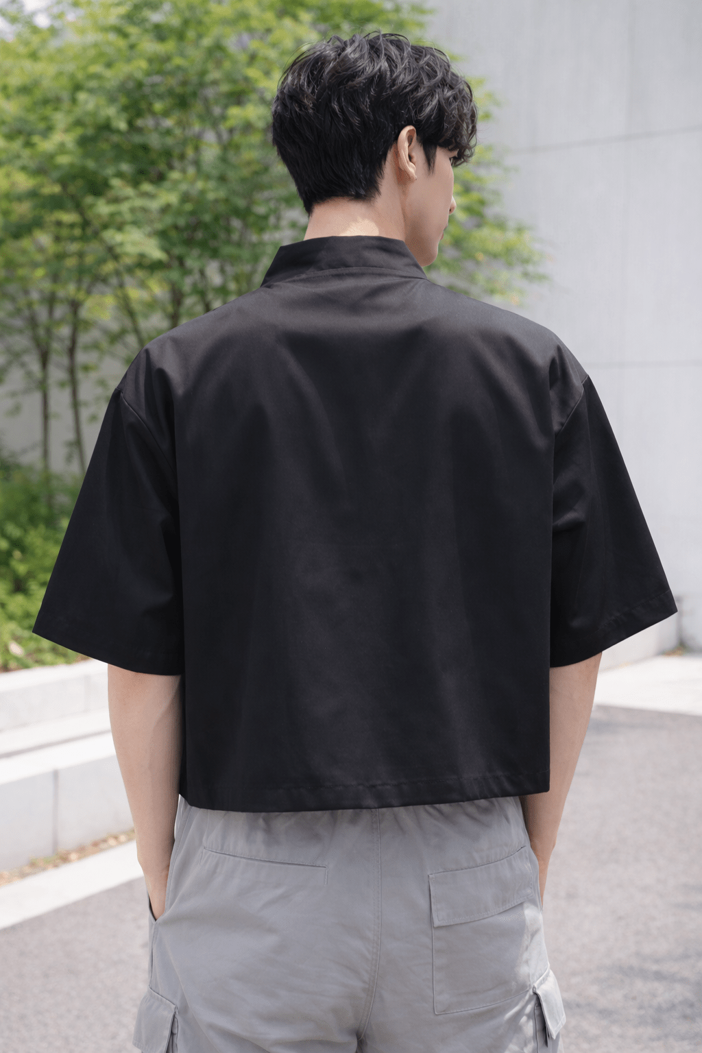 Seoul Shadow Oversized Shirt - XOVRA.IN