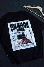 Silence Self Reminder Oversized T-Shirt - XOVRA.IN