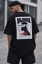 Silence Self Reminder Oversized T-Shirt - XOVRA.IN