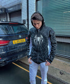 Spidey Society OG Black Zip - Up Hoodie For Men & Women– Urban Streetwear - Marvel Style | Wildbeast - wildbeast