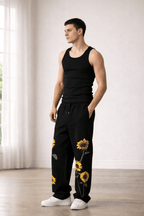 Sunflower Oversized Baggy Pants - XOVRA.IN