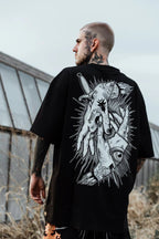 Think Twice Black Oversized - XOVRA.IN