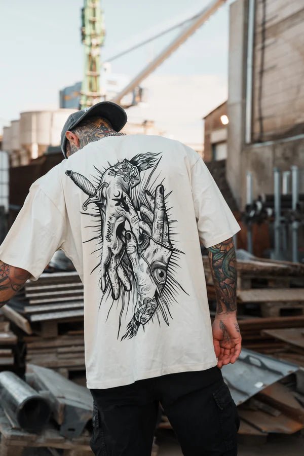 Think Twice White Oversized - XOVRA.IN